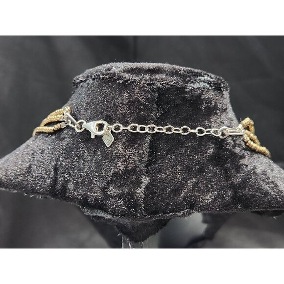 Silpada N1591 Metallic Bronze Glass Seed Bead 3-Strand Necklace - Picture 2 of 4